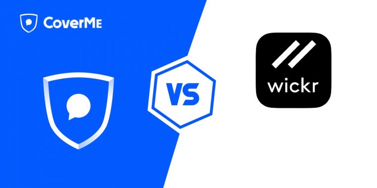 Wickr Alternative: CoverMe vs Wickr